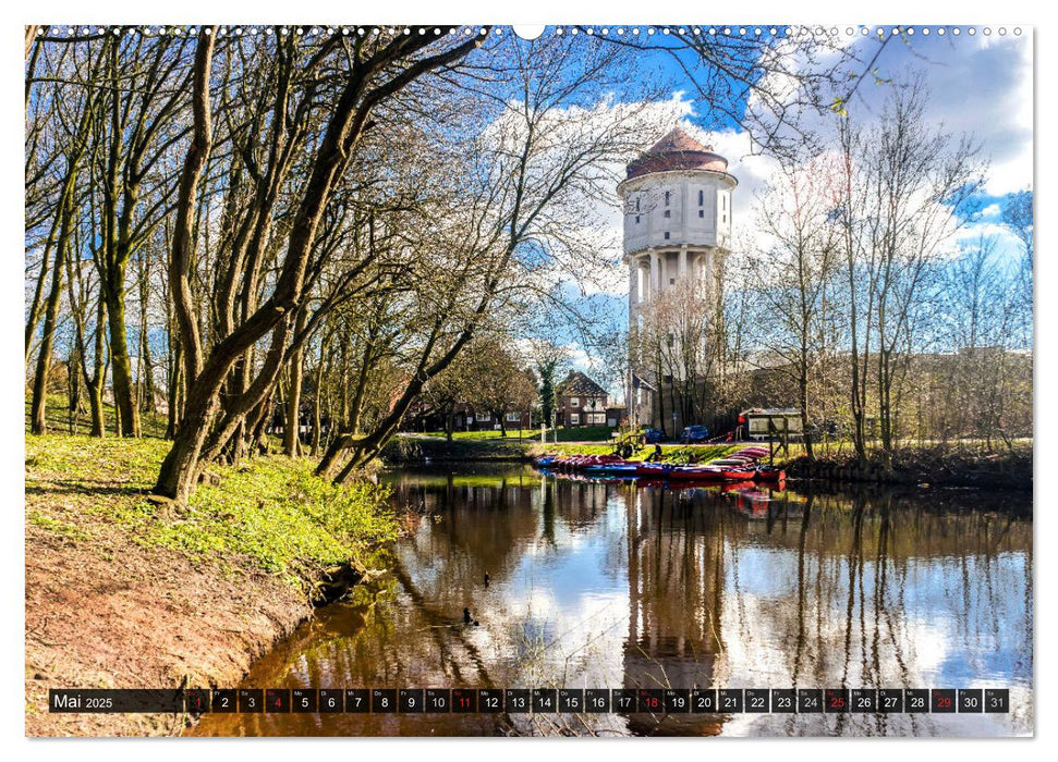 EMDEN Seehafenstadt mit Flair (CALVENDO Premium Wandkalender 2025)