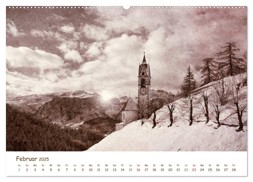 Südtirol - Anno Dazumal (CALVENDO Premium Wandkalender 2025)