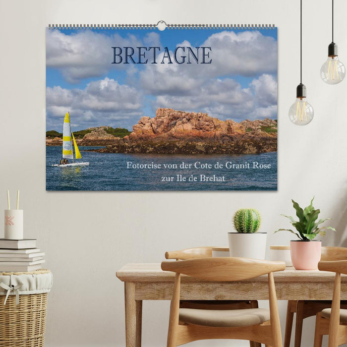 Bretagne - Fotoreise von der Cote de Granit Rose zur Ile de Brehat (CALVENDO Wandkalender 2025)