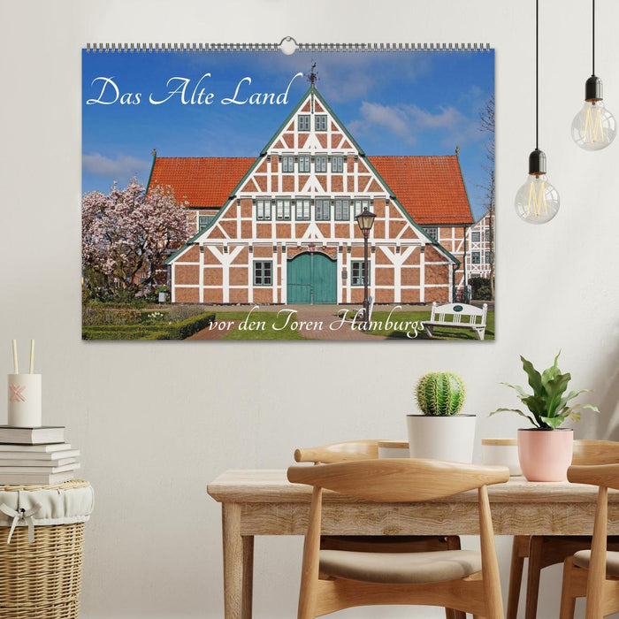 Das Alte Land vor den Toren Hamburgs (CALVENDO Wandkalender 2025)