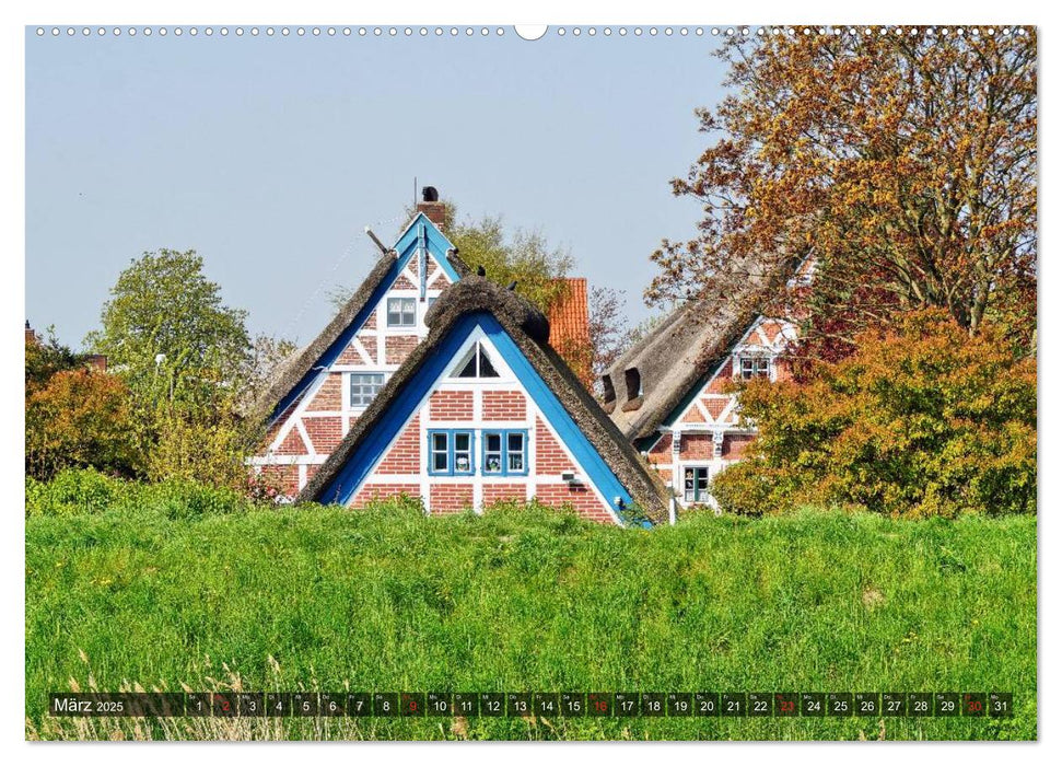 Das Alte Land vor den Toren Hamburgs (CALVENDO Wandkalender 2025)