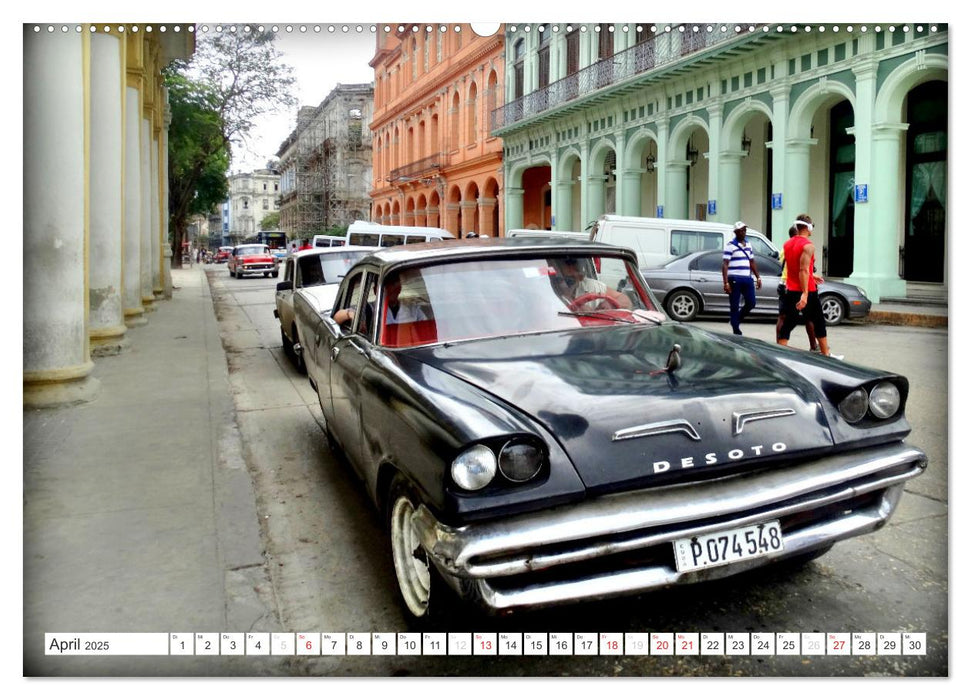 Black is Beautiful - Schwarze Oldtimer (CALVENDO Wandkalender 2025)