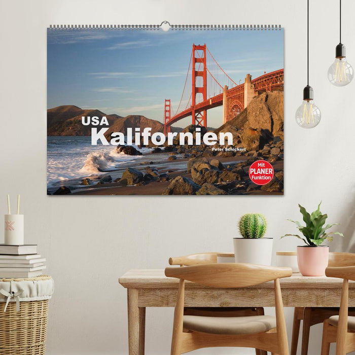 Kalifornien USA (CALVENDO Wandkalender 2025)