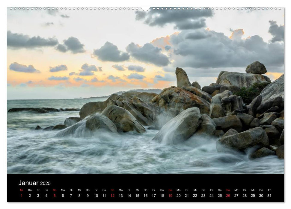 Koh Samui im Sonnenlicht (CALVENDO Premium Wandkalender 2025)