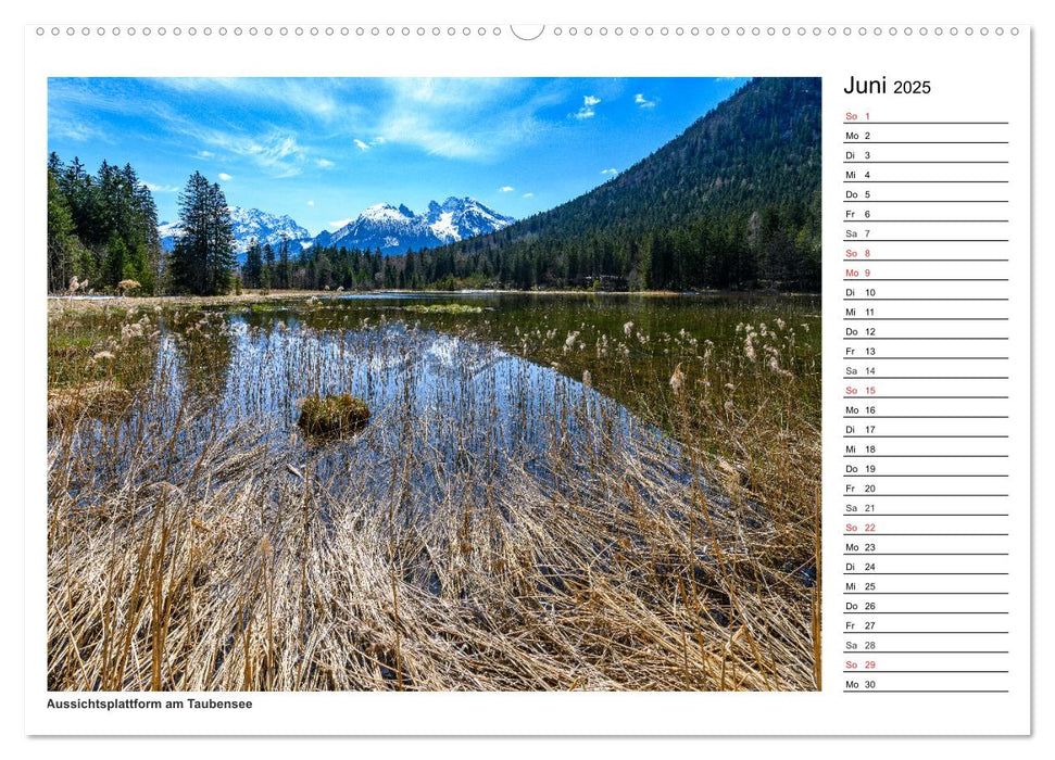 Servus im Bergsteigerdorf Ramsau (CALVENDO Premium Wandkalender 2025)