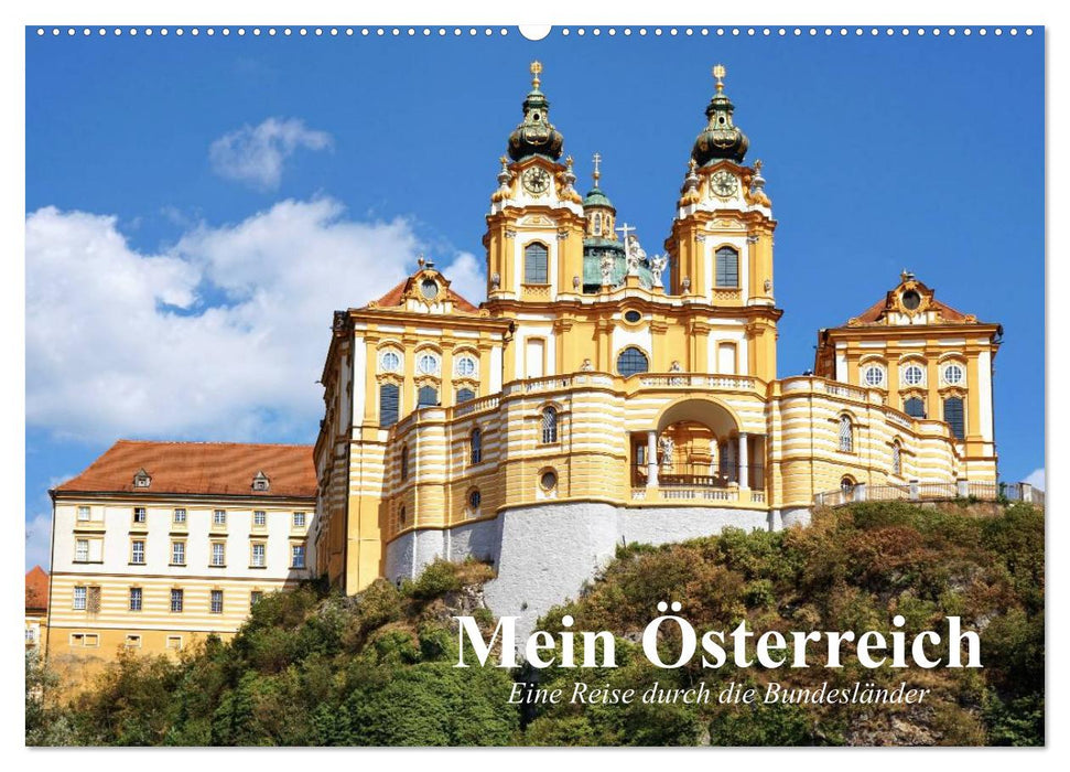 Mein Österreich. Eine Reise durch die Bundesländer (CALVENDO Wandkalender 2025)