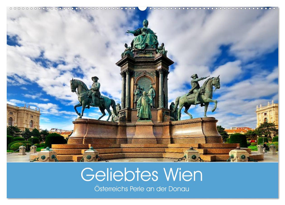 Geliebtes Wien. Österreichs Perle an der Donau (CALVENDO Wandkalender 2025)