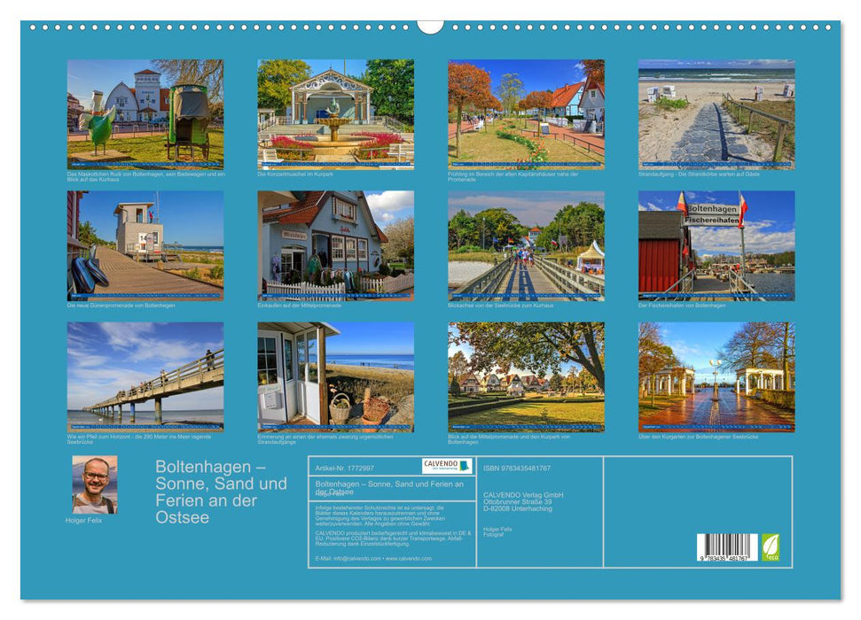 Boltenhagen – Sonne, Sand und Ferien an der Ostsee (CALVENDO Wandkalender 2025)