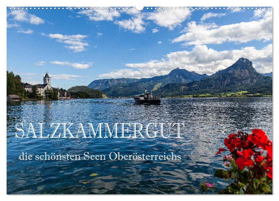 Salzkammergut - Die schönsten Seen Oberösterreichs (CALVENDO Wandkalender 2025)