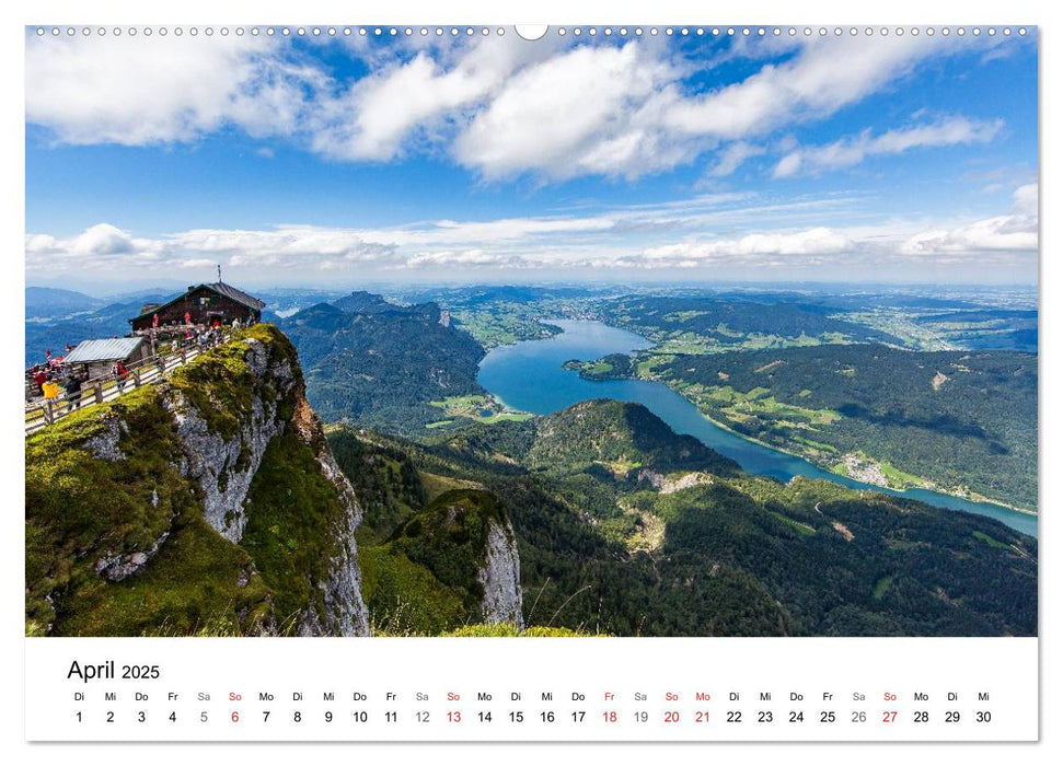 Salzkammergut - Die schönsten Seen Oberösterreichs (CALVENDO Wandkalender 2025)