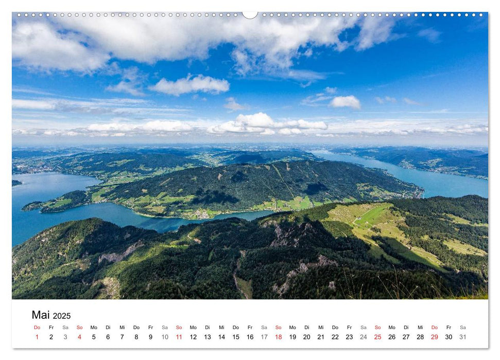 Salzkammergut - Die schönsten Seen Oberösterreichs (CALVENDO Wandkalender 2025)