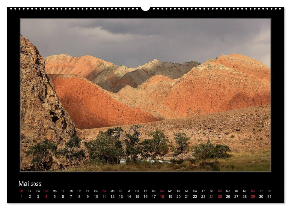 Unbekanntes Kirgistan (CALVENDO Wandkalender 2025)