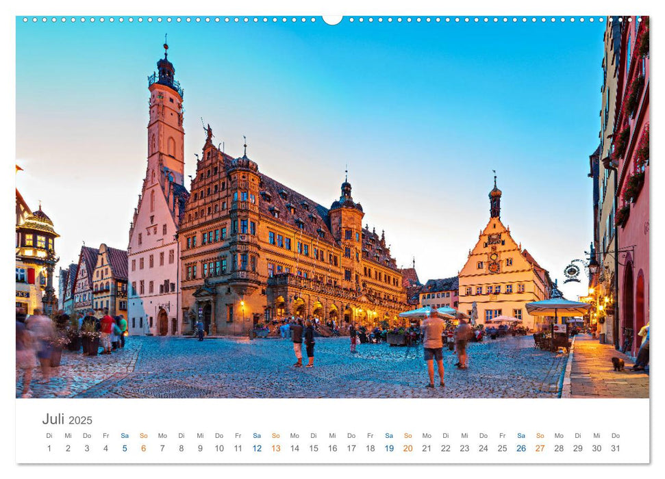 Mittelfranken - wo Lebensfreude Tradition hat (CALVENDO Premium Wandkalender 2025)