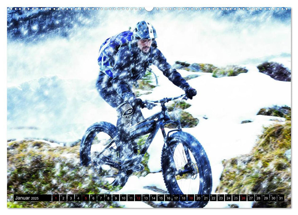 Mountainbike Trails (CALVENDO Premium Wandkalender 2025)