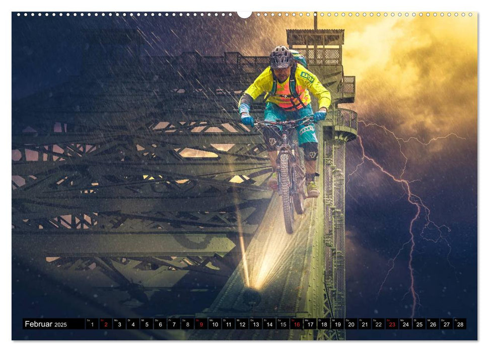 Mountainbike Trails (CALVENDO Premium Wandkalender 2025)