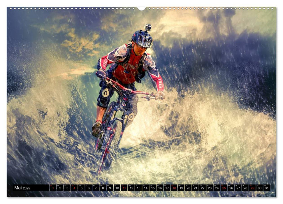 Mountainbike Trails (CALVENDO Premium Wandkalender 2025)