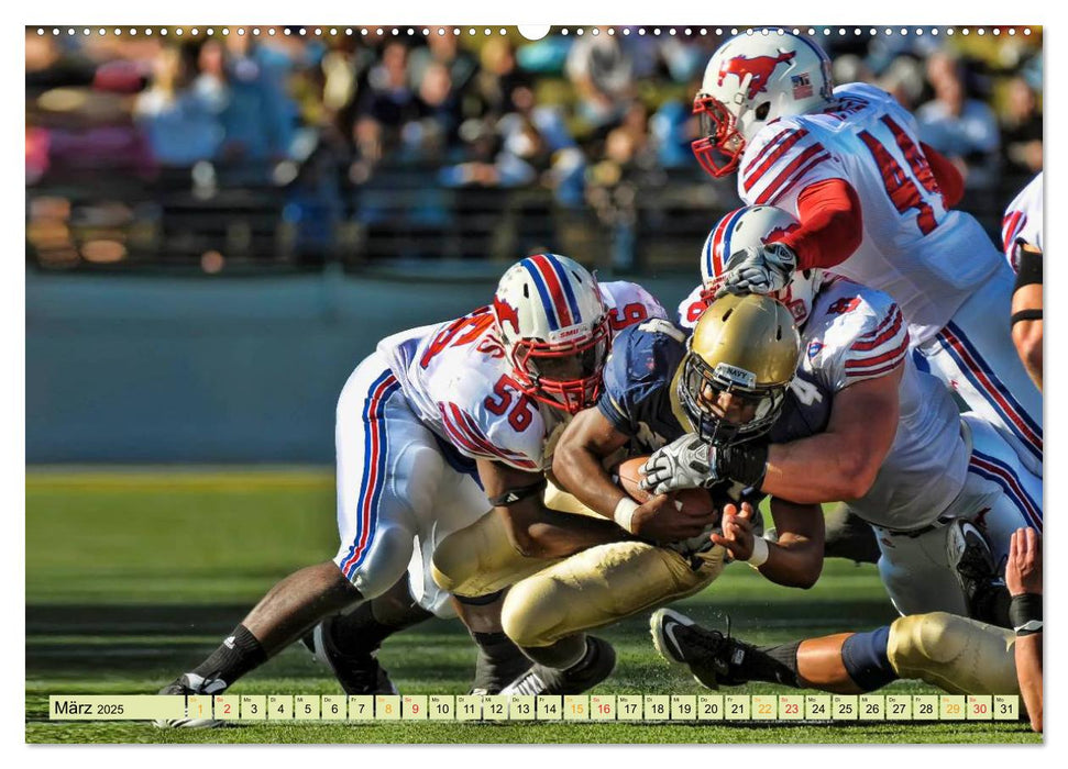 American Football - athletisch und riskant (CALVENDO Wandkalender 2025)