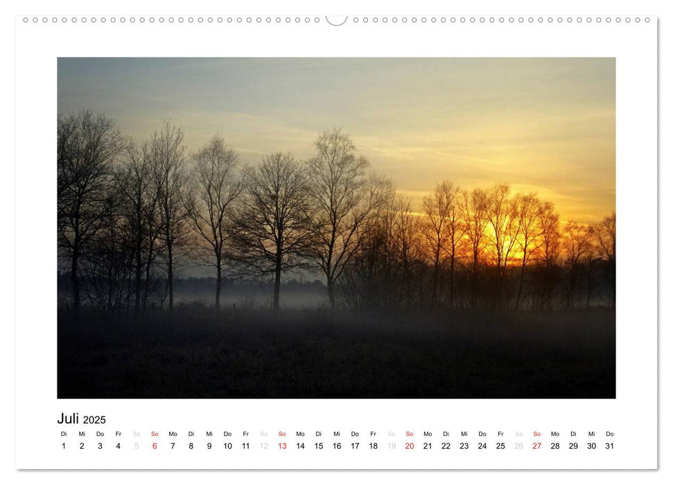 Winter im Teufelsmoor (CALVENDO Premium Wandkalender 2025)