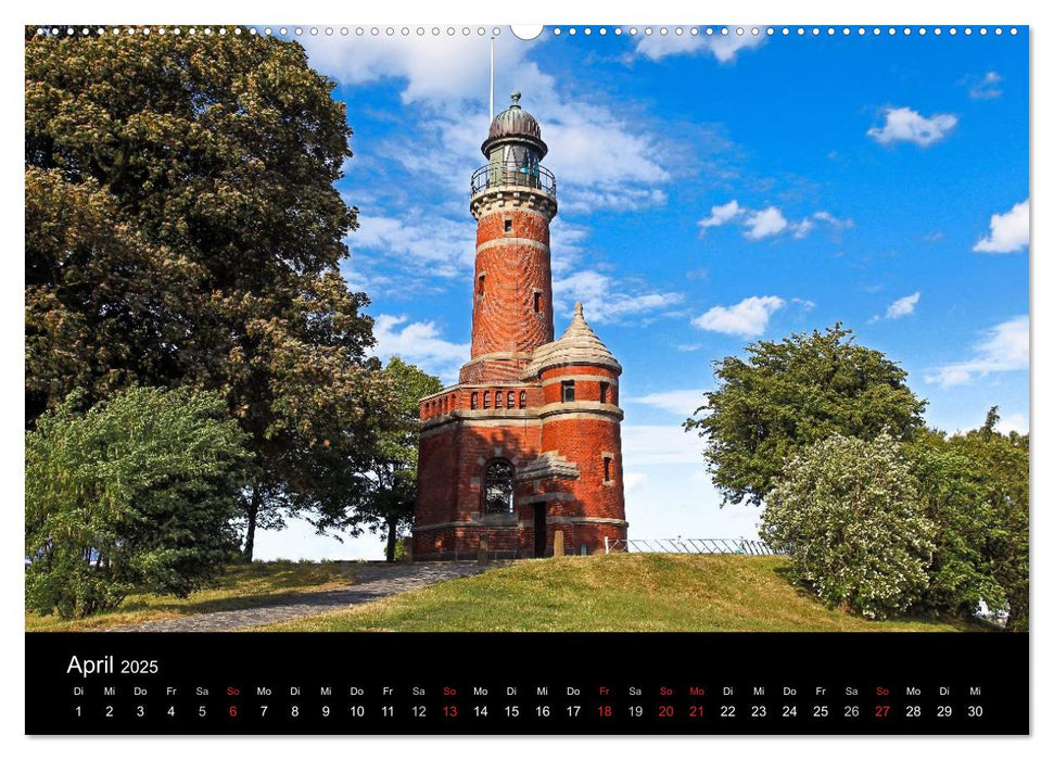 Malerische Kieler Förde (CALVENDO Premium Wandkalender 2025)