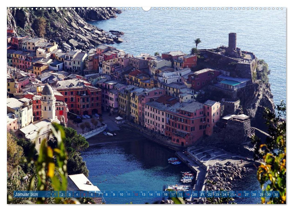 Wege durch die Cinque Terre (CALVENDO Premium Wandkalender 2025)