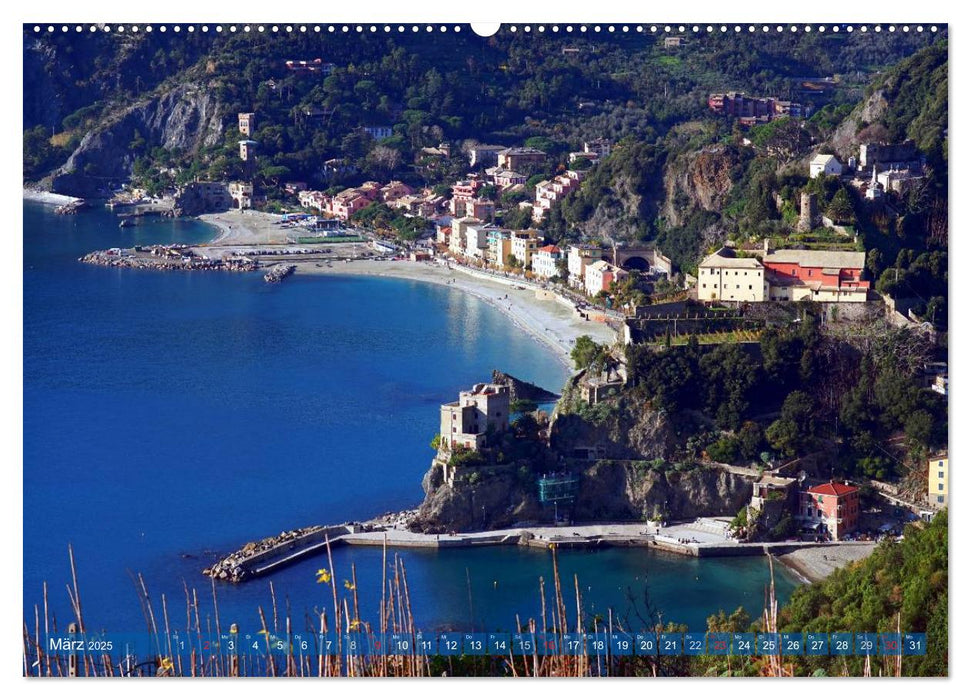 Wege durch die Cinque Terre (CALVENDO Premium Wandkalender 2025)