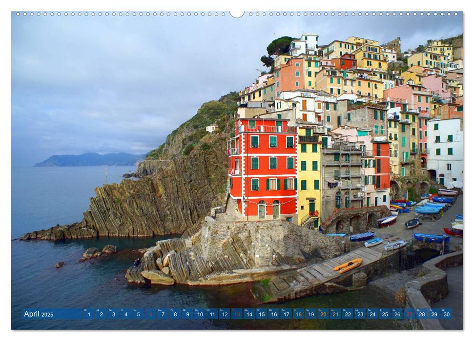 Wege durch die Cinque Terre (CALVENDO Premium Wandkalender 2025)