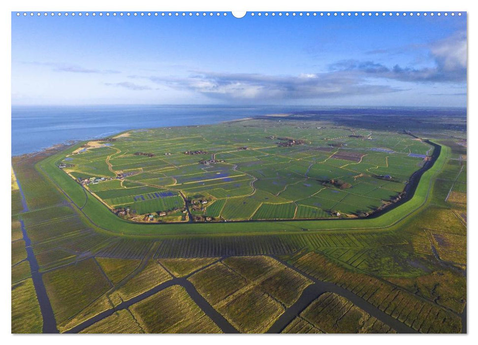 Luftaufnahmen - Faszinierendes Nordfriesland (CALVENDO Premium Wandkalender 2025)