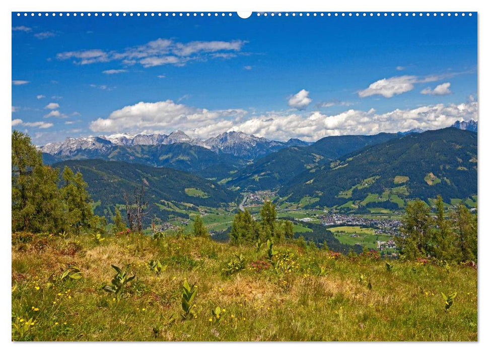 Die weiten Täler im Salzburger Land (CALVENDO Premium Wandkalender 2025)