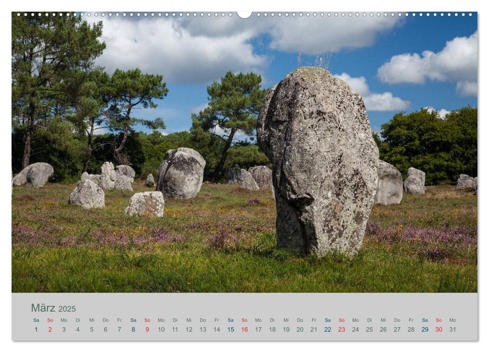 Megalith. Die großen Steine von Carnac (CALVENDO Premium Wandkalender 2025)