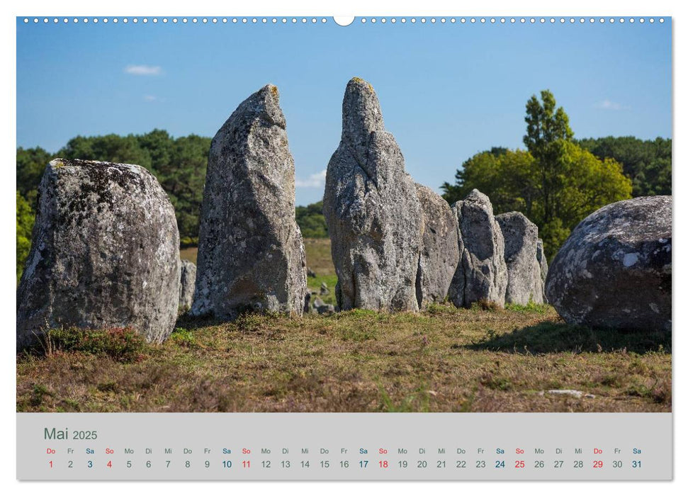 Megalith. Die großen Steine von Carnac (CALVENDO Premium Wandkalender 2025)