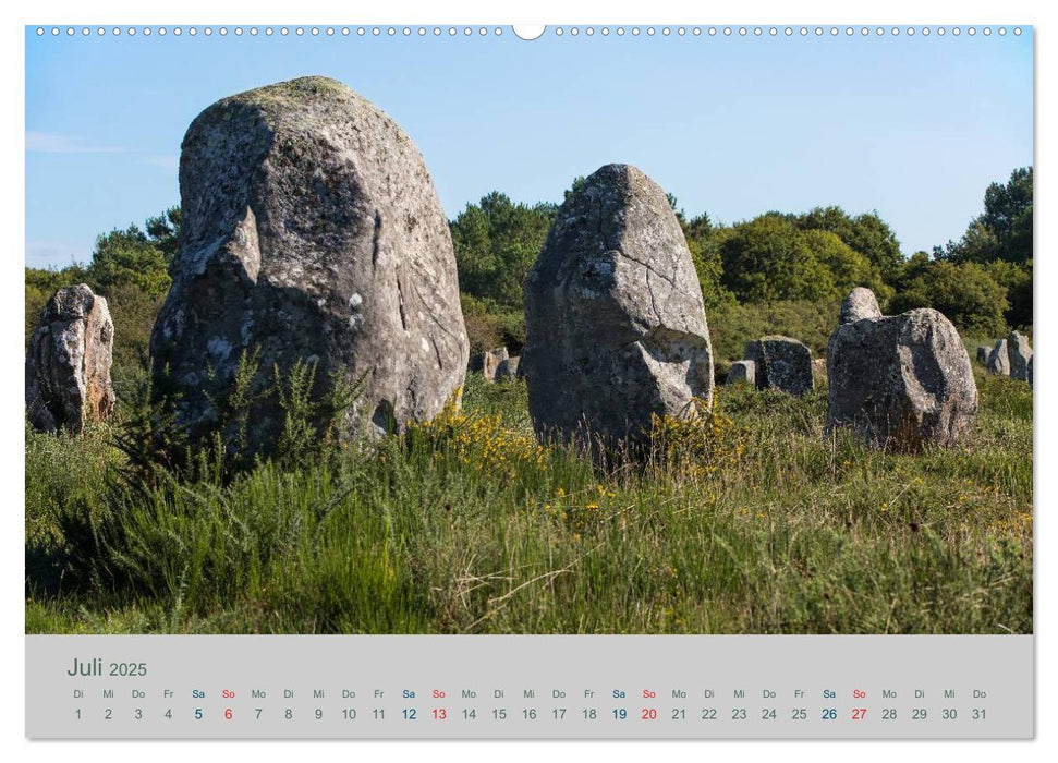 Megalith. Die großen Steine von Carnac (CALVENDO Premium Wandkalender 2025)