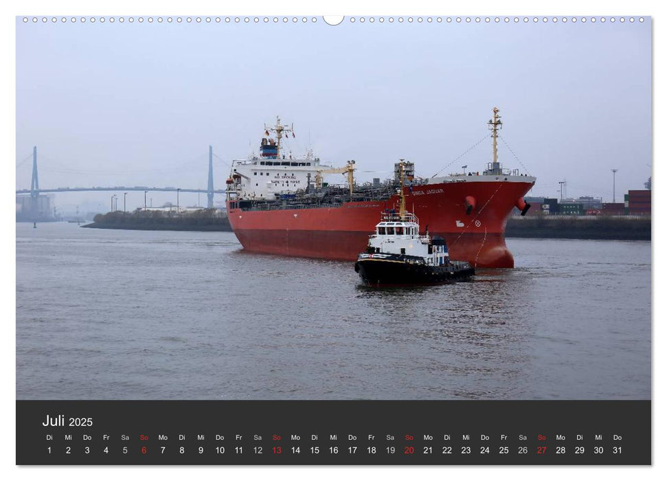 Hafen Hamburg 2025 (CALVENDO Premium Wandkalender 2025)