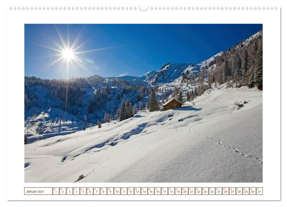 Idyllische Almhütten (CALVENDO Wandkalender 2025)