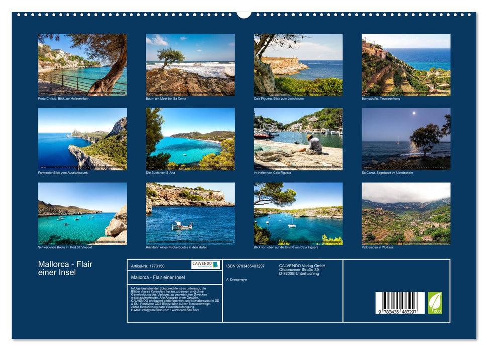 Mallorca - Flair einer Insel (CALVENDO Premium Wandkalender 2025)