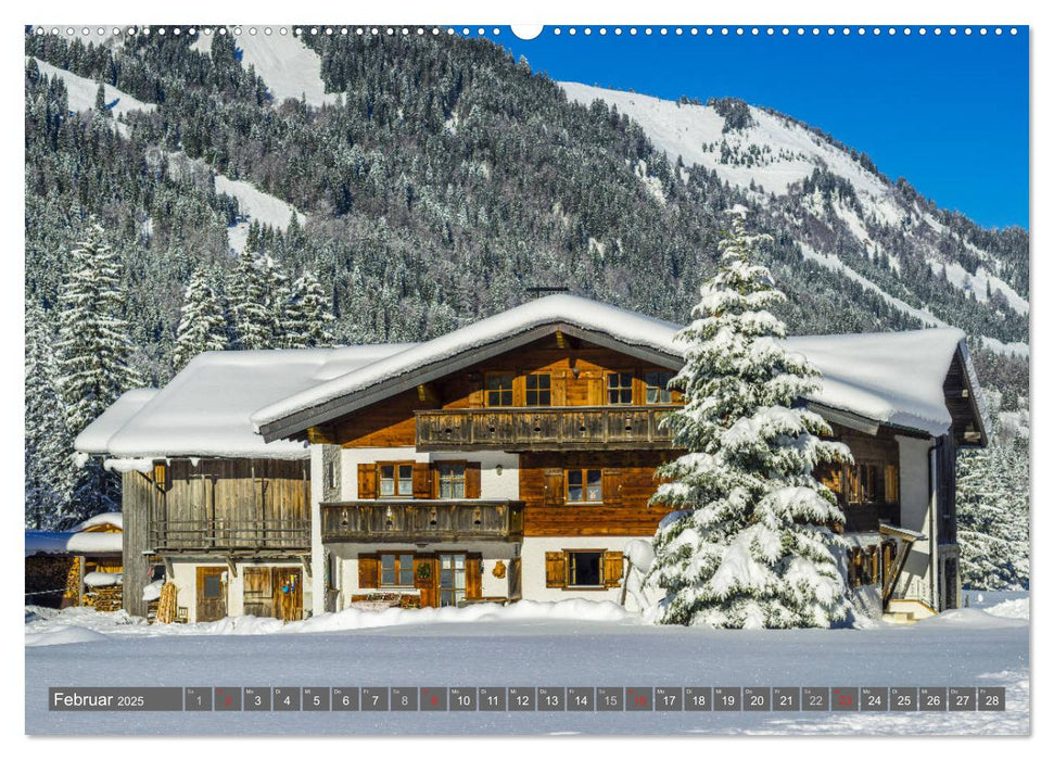 Wanderziele rund um Oberstdorf (CALVENDO Premium Wandkalender 2025)