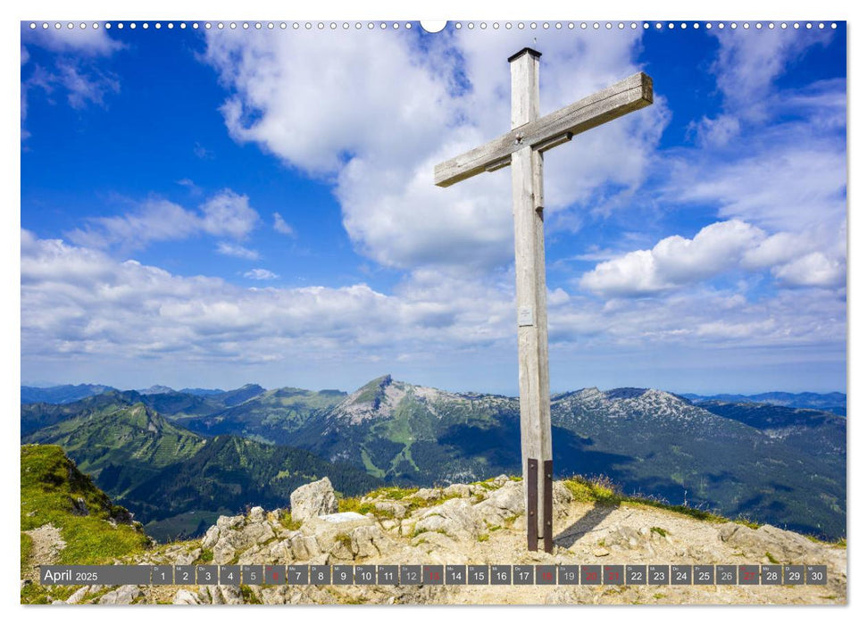 Wanderziele rund um Oberstdorf (CALVENDO Premium Wandkalender 2025)