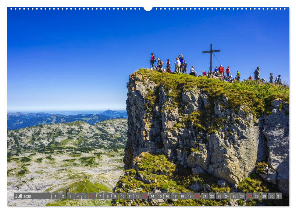 Wanderziele rund um Oberstdorf (CALVENDO Premium Wandkalender 2025)