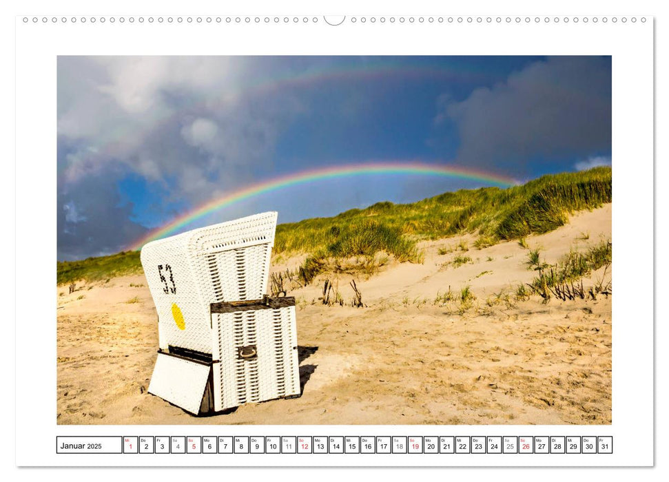 Sylt - Strandspaziergang (CALVENDO Premium Wandkalender 2025)