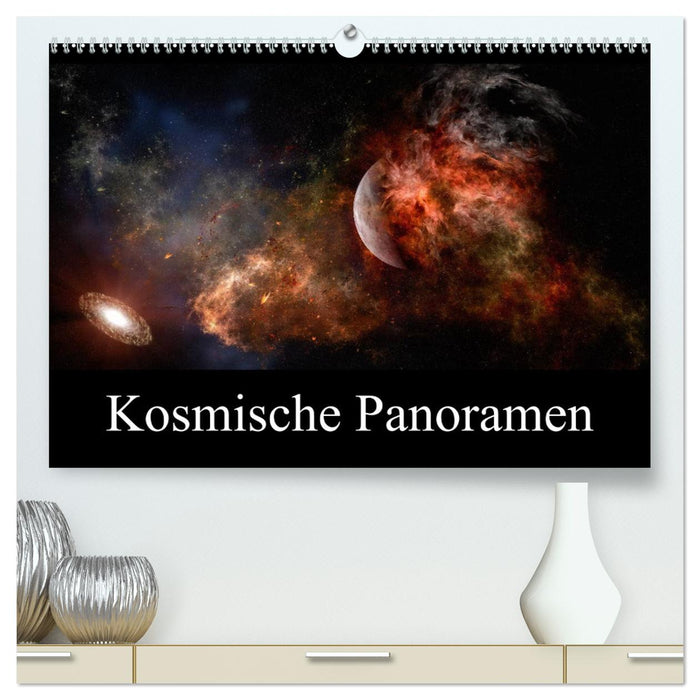 Kosmische Panoramen (CALVENDO Premium Wandkalender 2025)