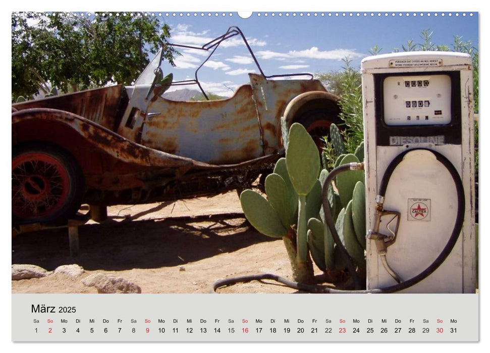 Rostige Autos. Faszination U.S. Wracks (CALVENDO Wandkalender 2025)