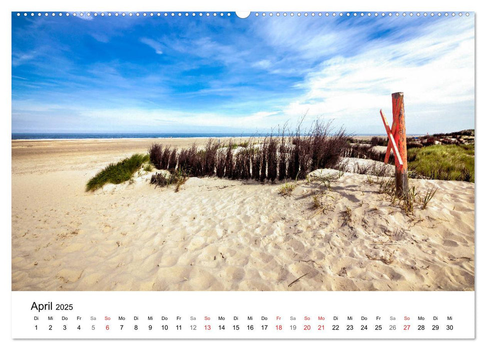 Borkum - Inselblicke (CALVENDO Premium Wandkalender 2025)