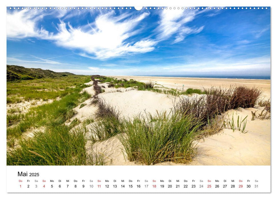 Borkum - Inselblicke (CALVENDO Premium Wandkalender 2025)