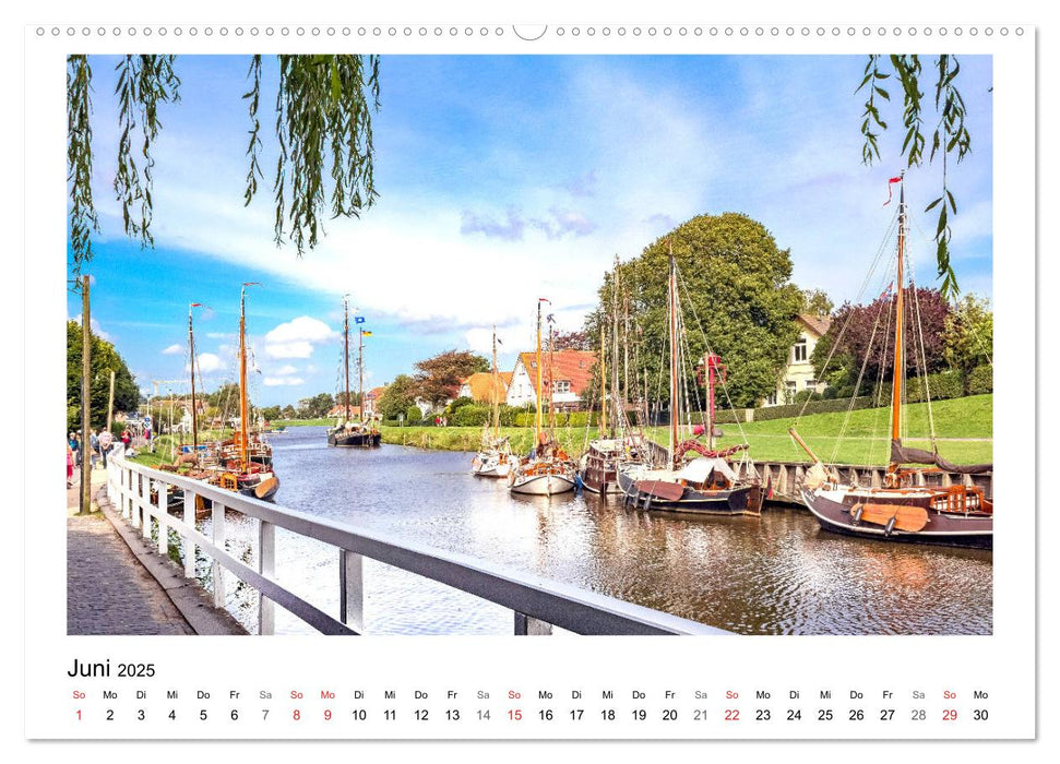 OSTFRIESLAND Strand und Mee(h)r (CALVENDO Premium Wandkalender 2025)