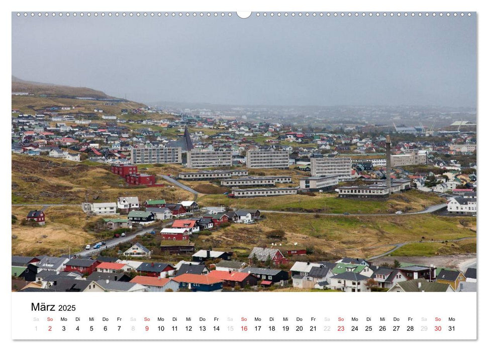 Tórshavn - Hauptstadt der Färöer Inseln (CALVENDO Wandkalender 2025)