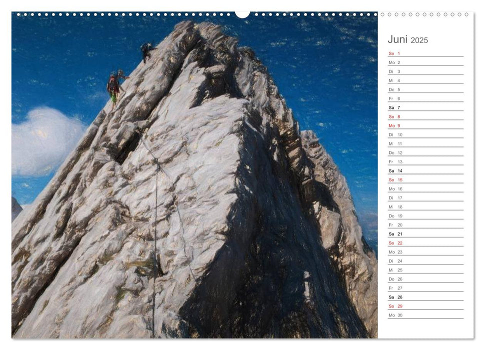 Kunstvolle Landschaften - Gemaltes Südtirol (CALVENDO Wandkalender 2025)