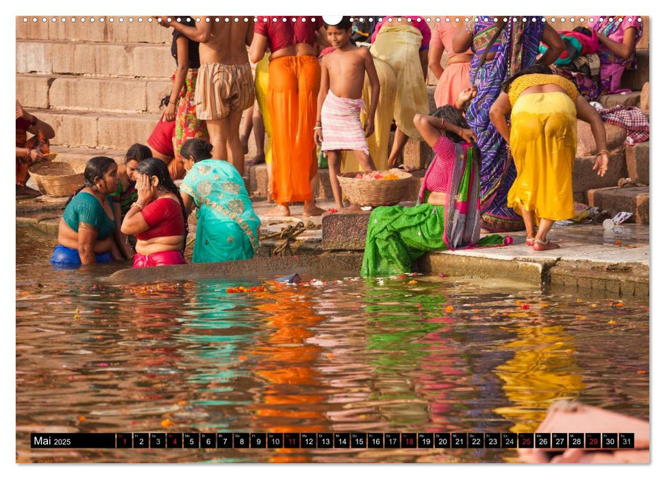 Farbenfrohes aus Indien (CALVENDO Premium Wandkalender 2025)