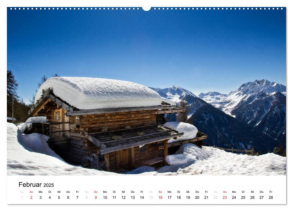 Almen im Ultental (CALVENDO Premium Wandkalender 2025)