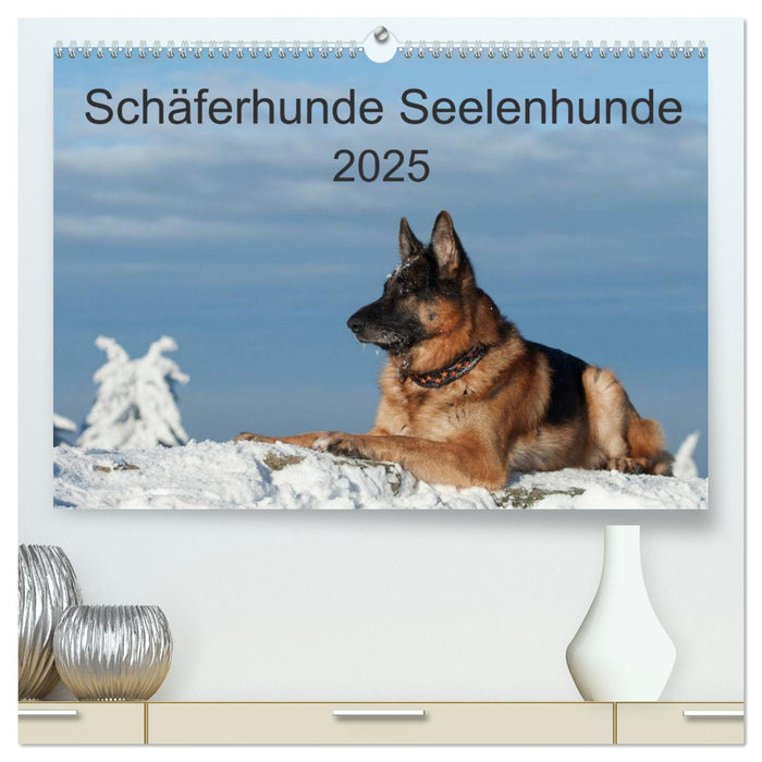 Schäferhunde Seelenhunde (CALVENDO Premium Wandkalender 2025)
