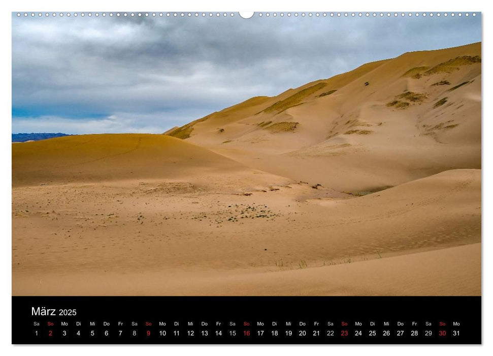 Mongolei - Land der Nomaden (CALVENDO Premium Wandkalender 2025)