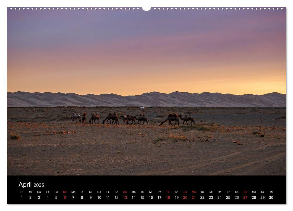 Mongolei - Land der Nomaden (CALVENDO Premium Wandkalender 2025)